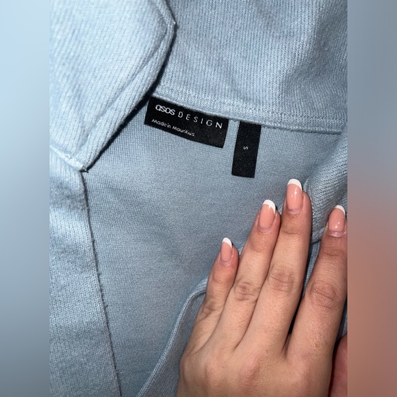 ASOS super soft oversized set in dusty blue - Picture 4 of 6